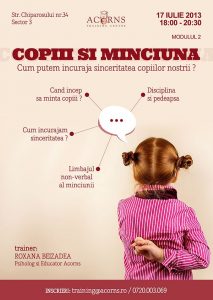 Copiii Si Minciuna, atelier parinti