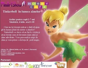 Tinkerbell in lumea zanelor, ateliere copii