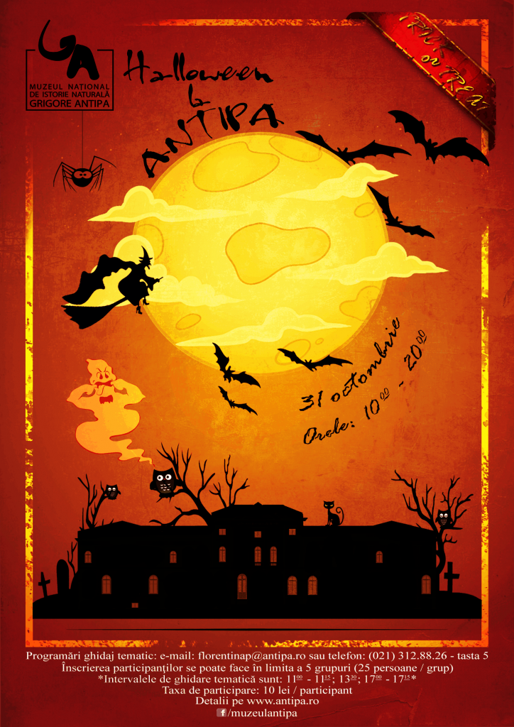 Afis Halloween la Antipa