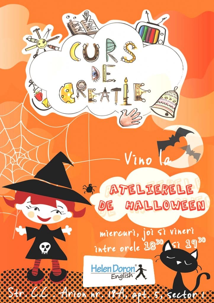 Curs de creatie Halloween English Workshop