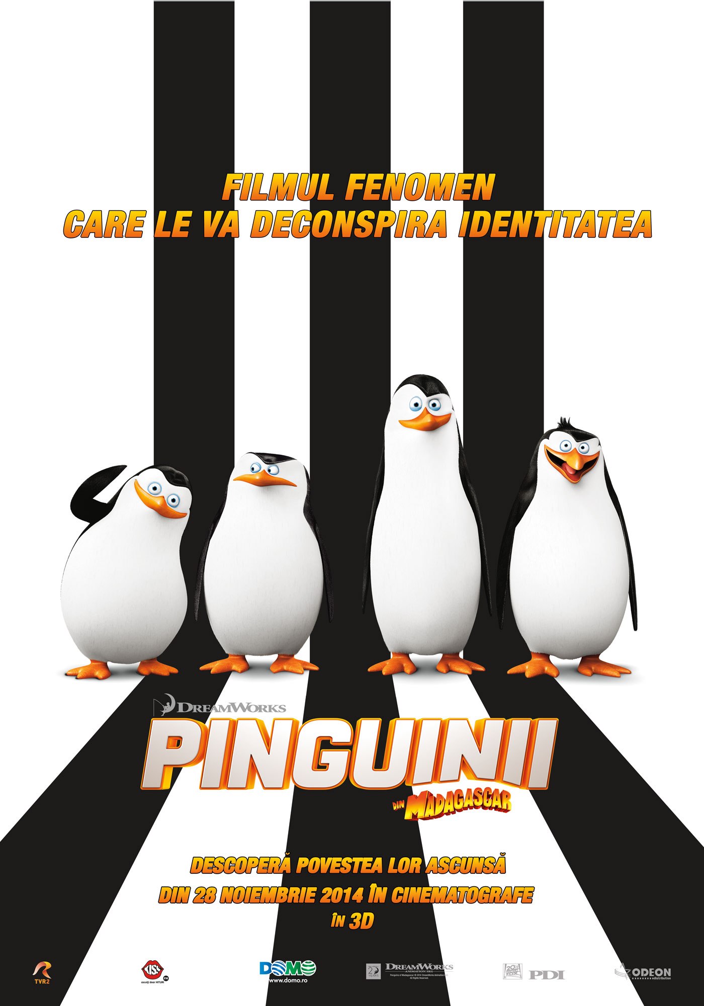 Pinguinii din Madagascar. Film pentru copii