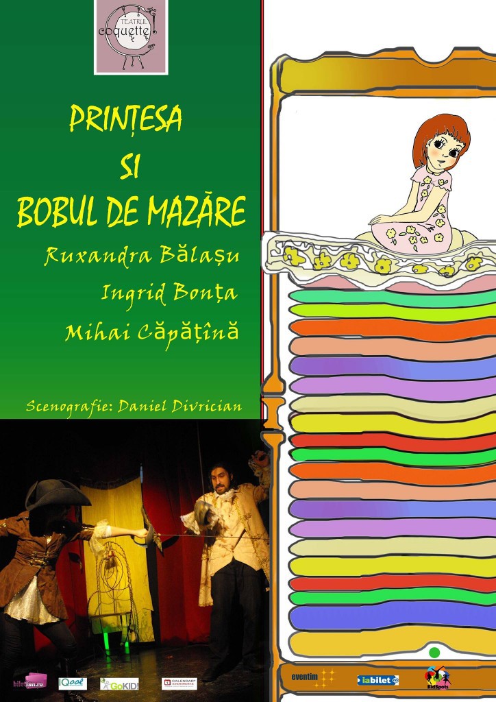 spectacole copii Printesa si Bobul de Mazare