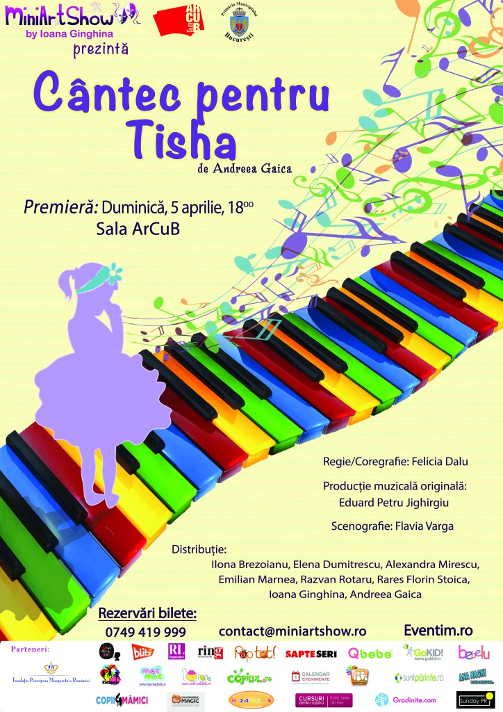 Spectacul muzical copii Cantec pentru Tisha