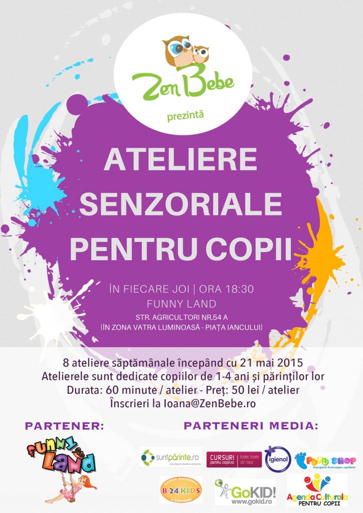 ateliere senzoriale funny land Zenbebe