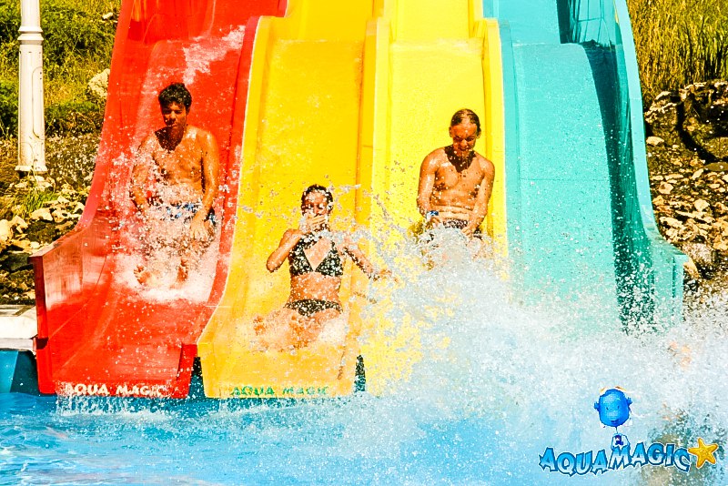 Parcuri acvatice Tobogane mari Aqua Magic