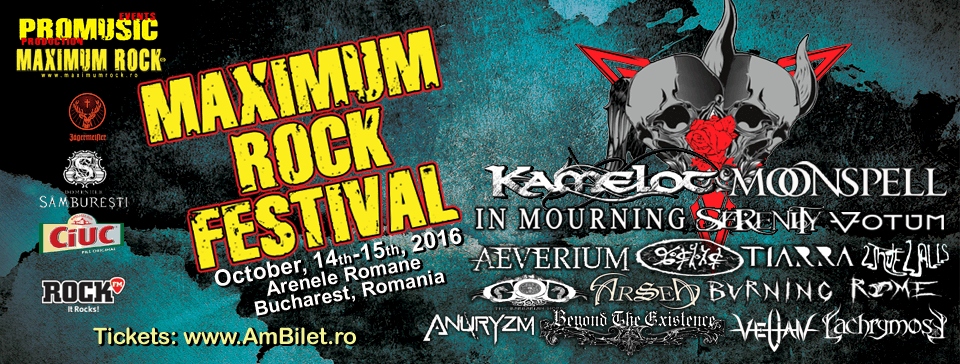 Maximum Rock Festival festivaluri Bucuresti 2016