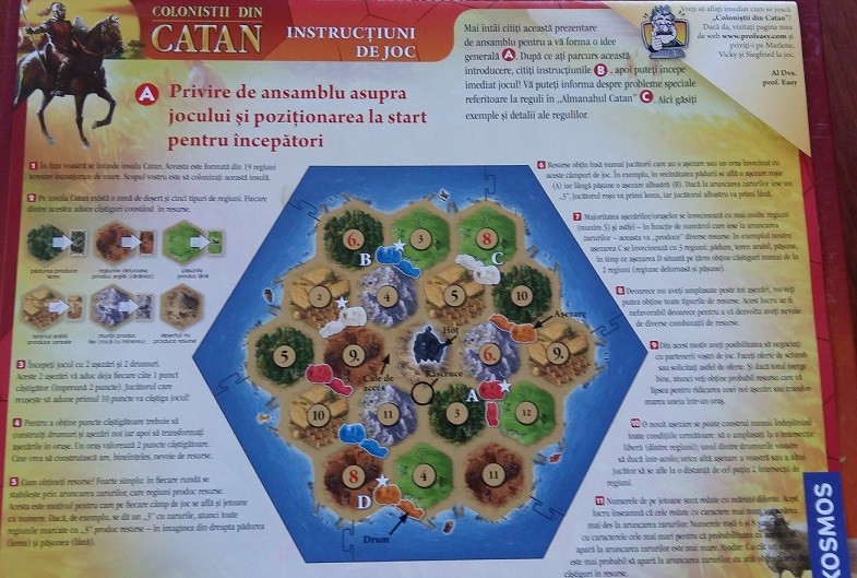 Colonistii din Catan joc