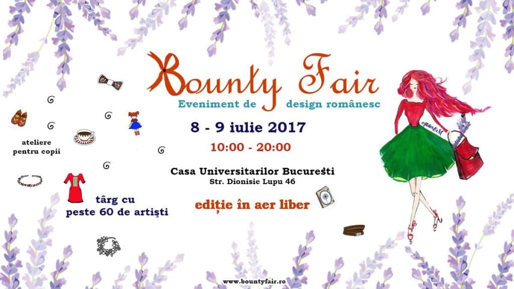 Bounty Fair - Targ si Ateliere in Aer Liber 8-9 Iulie