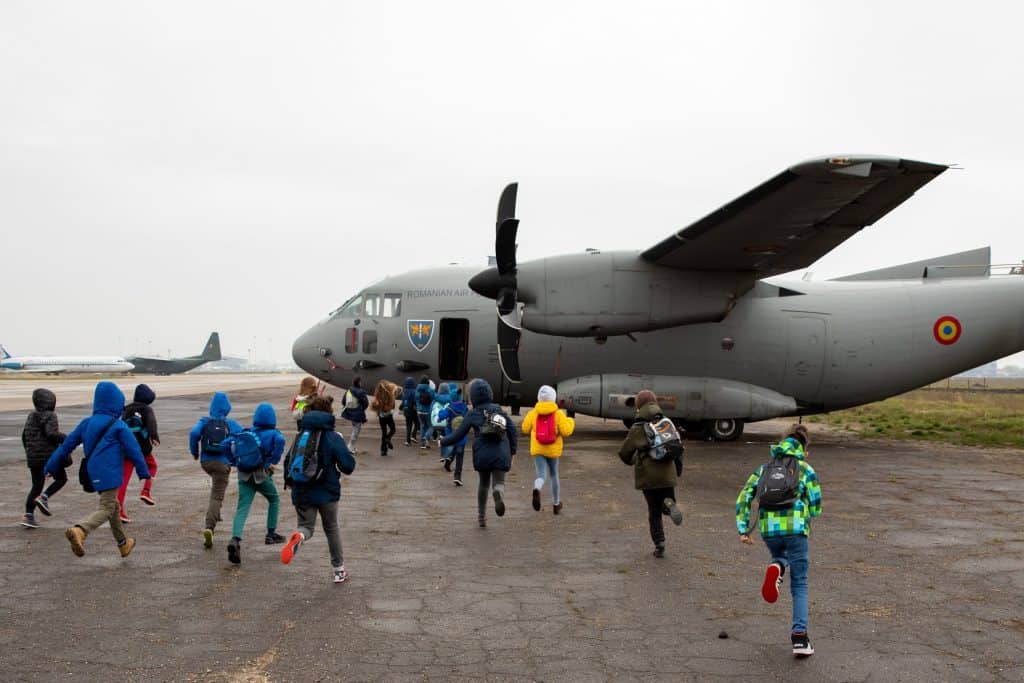 Muzeul National al Aviatiei Romane copii avion