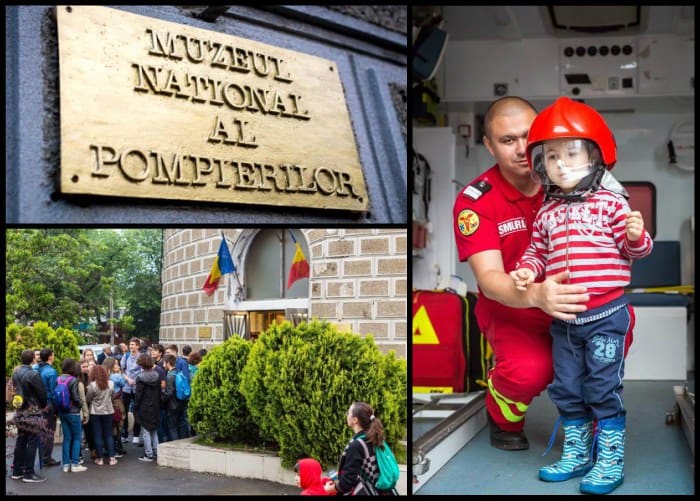 Muzeul National al Pompierilor copii intrare placa