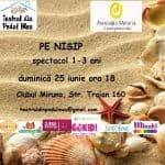 Pe nisip. Spectacol de invatare creativa prin teatru pentru copii 1-3 ani